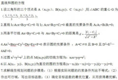 【浙江成人高考】2019年高起点数学文科：直线和